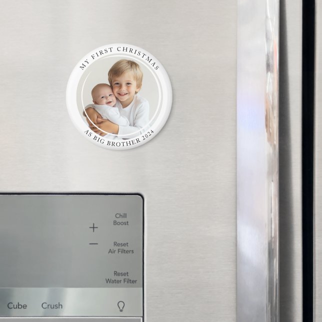 Imã Meu Primeiro Natal Como Foto Personalizada Do Gran (In Situ (Fridge))