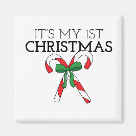 Imã Meu primeiro Natal Feriado com um Bebê