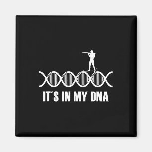 Imã Meu Slogan De Esqui De Impressão Digital Do Dna Bi