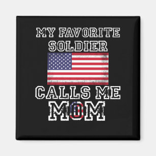 Imã Meu Soldado Favorito Me Chama Mãe Exército Orgul