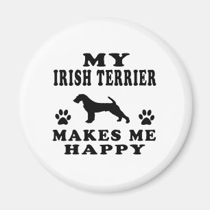Imã Meu Terrier irlandês faz-me feliz