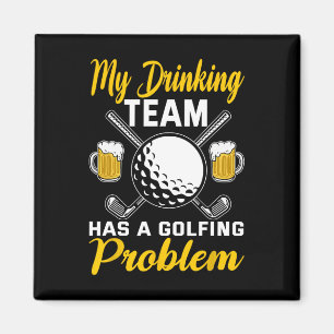 Imã Meu Time de Bebida Tem um Problema de Golfe Jogand