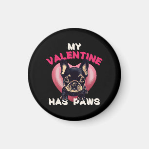 Imã Meu Valentim tem Patas amante de cães