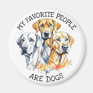 Imã Meus animais favoritos são cachorros