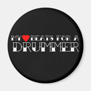 Imã Meus batimentos cardíacos para um baterista