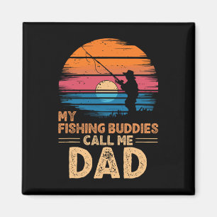 Imã Meus Camaradas De Pesca Me Chamam De Pai Retro Vin