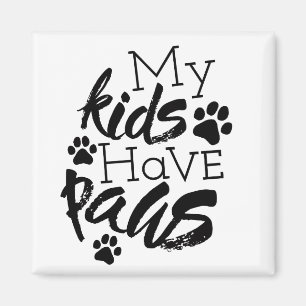 Imã Meus Filhos Têm Patas Sobre Cães Sendo Família