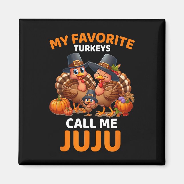 Imã Meus Perus Favoritos Me Chamam De Juju (Frente)