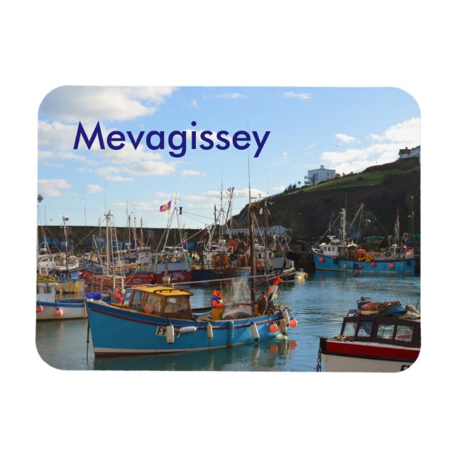 Ímã Mevagissey Cornwall Inglaterra (Horizontal)