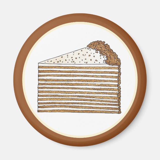 Imã Mevik Medivnyk, Comida de bolo de mel da Ucrânia r (Frente)