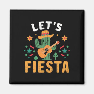 Imã Mexican Cinco De Mayo Cactus Guitar For Men Women 
