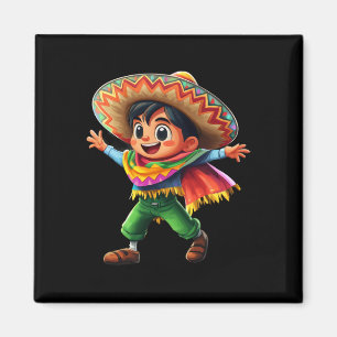 Imã Mexicano Fiesta Poncho Cinco De Mayo Kids Celeb