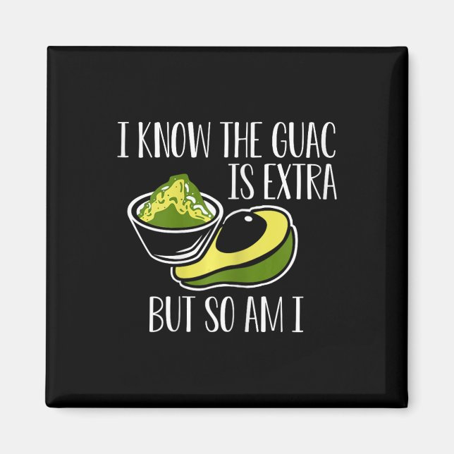 Imã Mexicano Guacamole Avocado Cinco De Mayo (Frente)