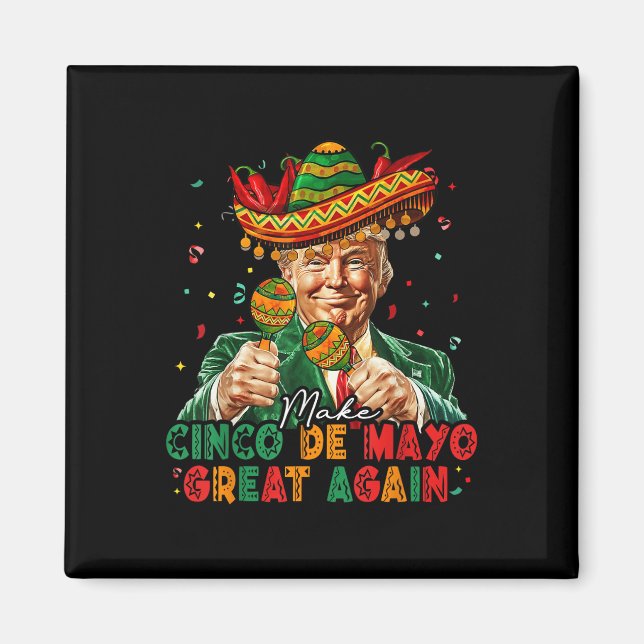 Imã Mexicano Torne Excelente Cinco De Mayo Novamente E (Frente)