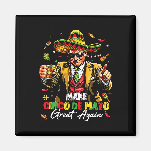 Imã Mexicano Torne Excelente Cinco De Mayo Novamente E (Frente)