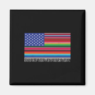 Imã México Americano Bandeira Serape Cinco De Mayo Par
