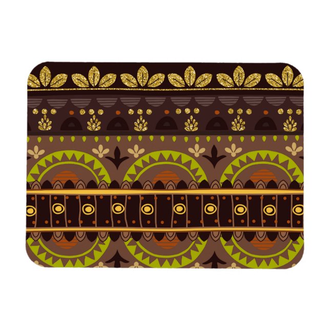 Ímã México: Arte Tribal Mayan (Horizontal)