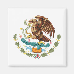 Imã Mexico Coat of Arms Magnet