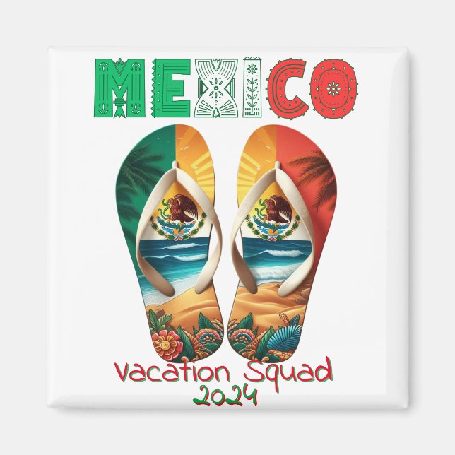 Imã México, Design de fuga tropical de fuga de Sacudir (Frente)