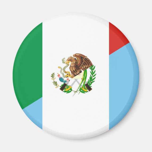 Imã méxico guatemala - meio símbolo do país (Frente)
