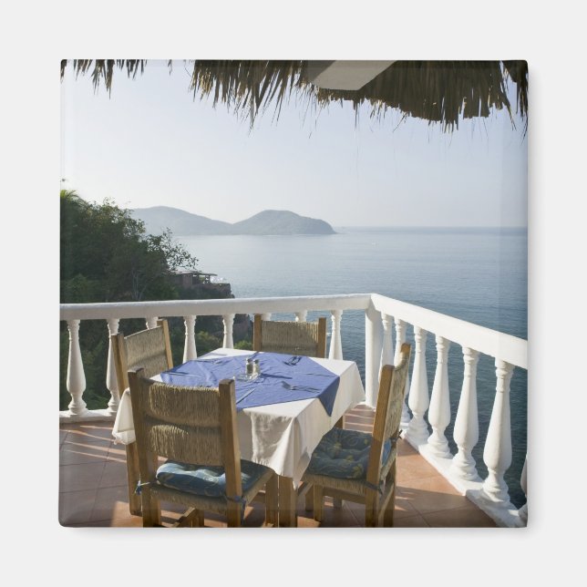 Imã México, Guerrero, Zihuatanejo. Mesa de café sobre (Frente)