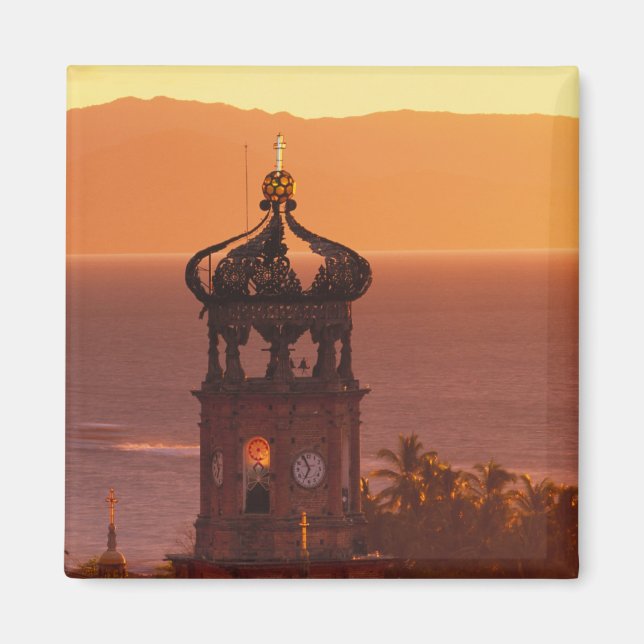 Imã México, Jalisco, Puerto Vallarta. Torre de igreja (Frente)