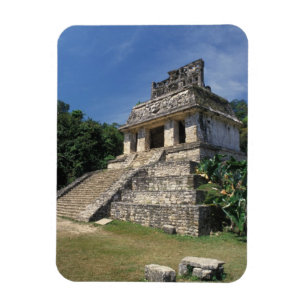 Ímã México, província de Chiapas, Palenque. Templo de