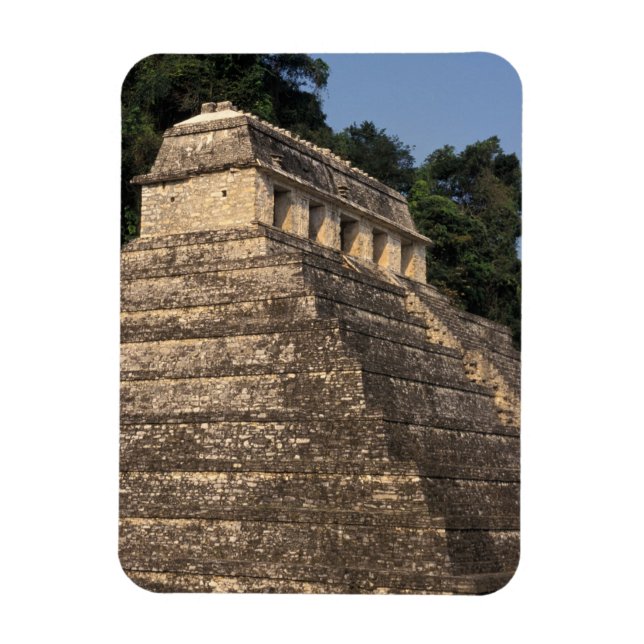Ímã México, província de Chiapas, Palenque. Templo de  (Vertical)