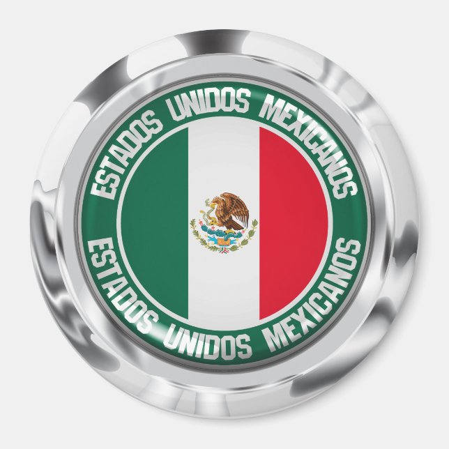 Imã México Round Emblem (Frente)