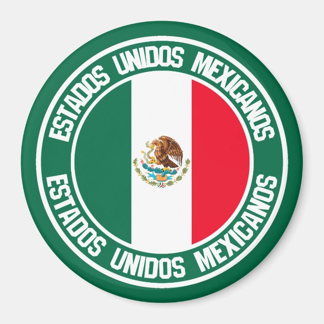 Imã México Round Emblem (Frente)