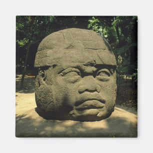 Imã México, Villahermosa, cabeça gigante Olmeca, La Ve
