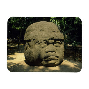 Ímã México, Villahermosa, cabeça Olmec gigante, La Ven