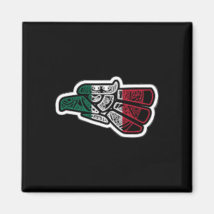 Imã México Vintage Orgulho de Bandeira Mexicano Hecho