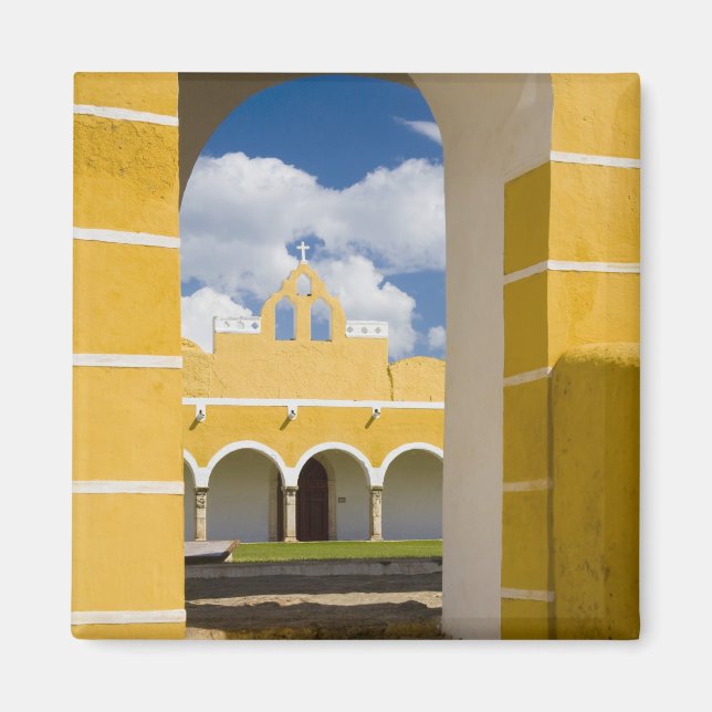 Imã México, Yucatan, Izamal. O Convento Franciscano 2 (Frente)