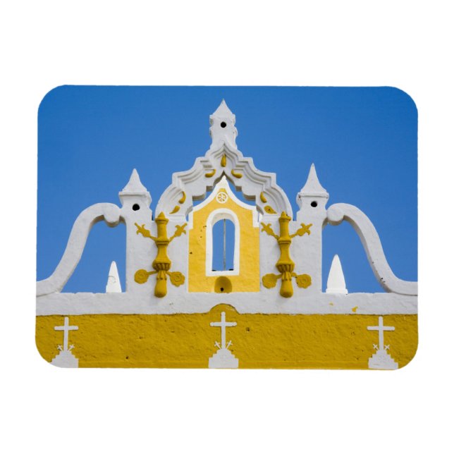 Ímã México, Yucatan, Izamal. O Convento Franciscano 3 (Horizontal)