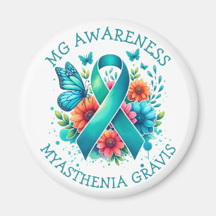 Imã MG Consciência Miastenia Gravis Ribbon