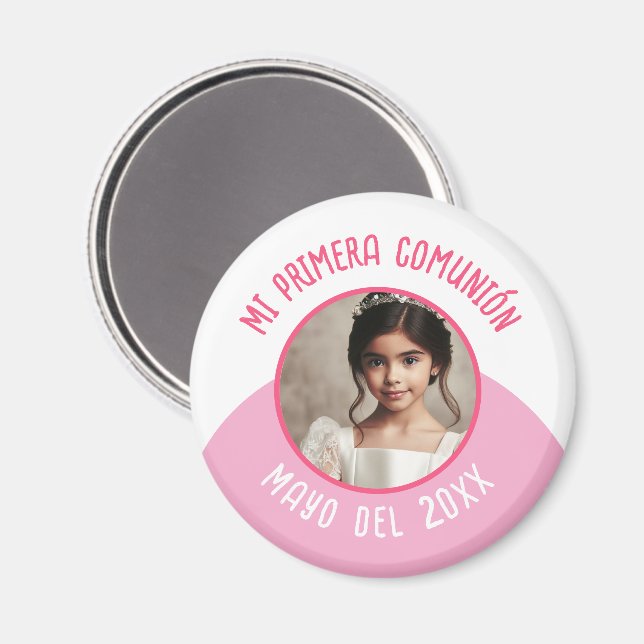 Imã Mi primera comunión con foto recuerdo (Front/Back)