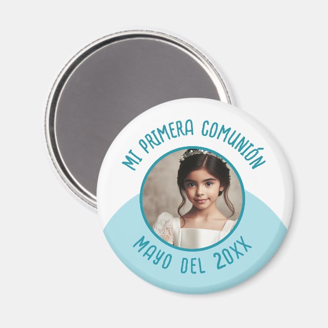 Imã Mi primera comunión con foto recuerdo (Front/Back)