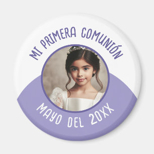 Imã Mi primera comunión con foto recuerdo