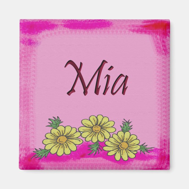 Imã Mia Daisy Magnet (Frente)