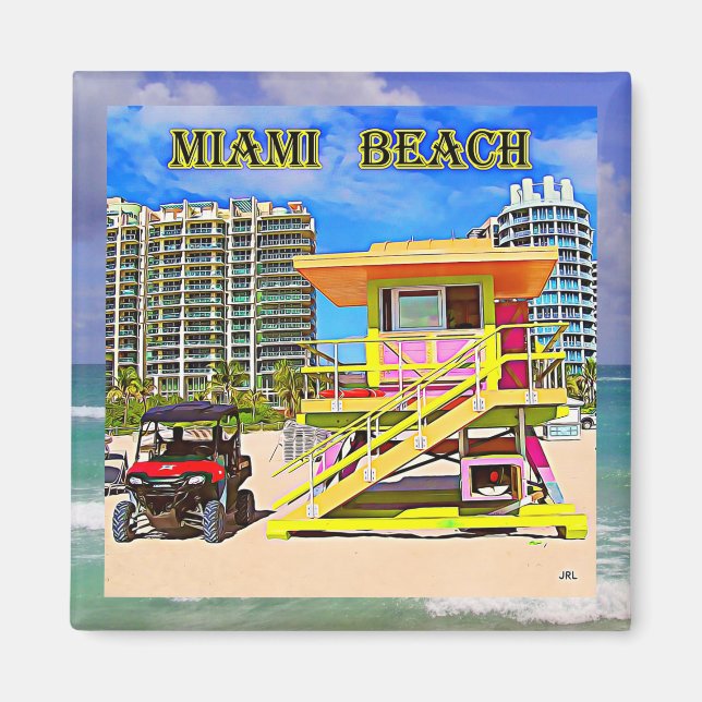 Imã Miami Beach Magnet 10B (Frente)