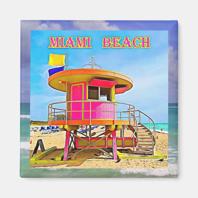 Imã Miami Beach Magnet 4B (Frente)