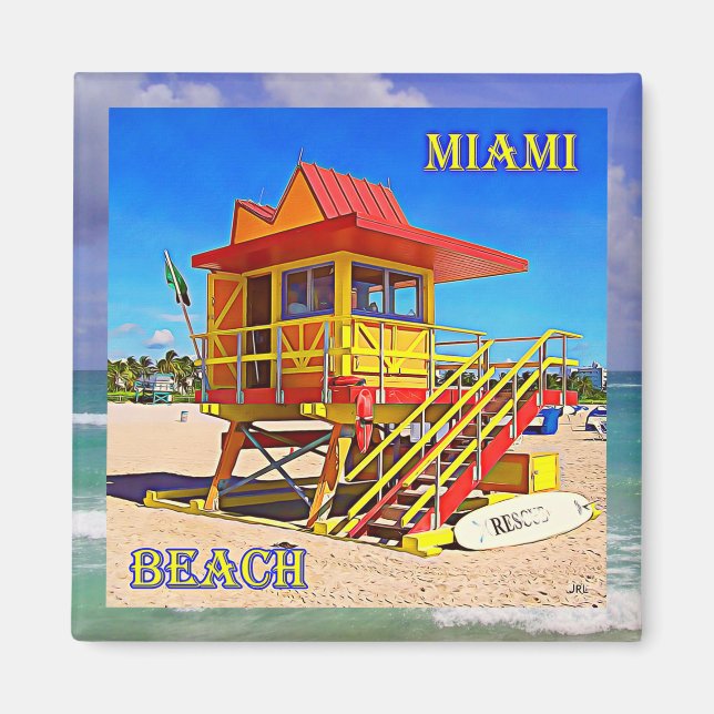 Imã Miami Beach Magnet 5B (Frente)