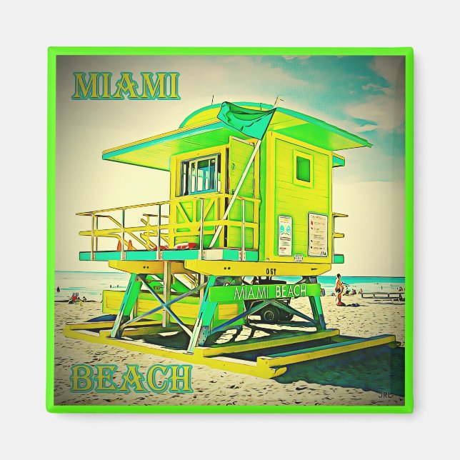 Imã Miami Beach Magnet 6A (Frente)