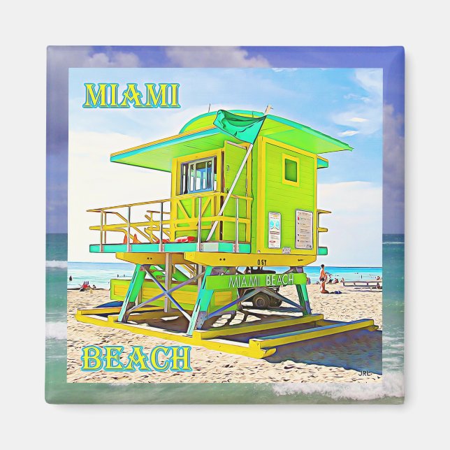 Imã Miami Beach Magnet 6B (Frente)