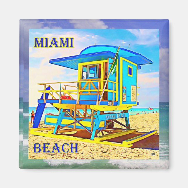 Imã Miami Beach Magnet 7B (Frente)