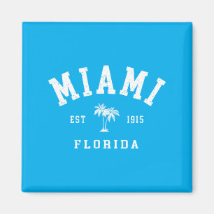 Imã Miami Flórida Retrospecto Masculino Feminino Souve