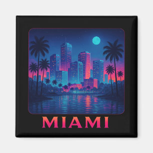 Imã Miami Moonrise - Horizonte Neon