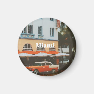 Imã Miami Ocean Drive Lembrança de Viagem