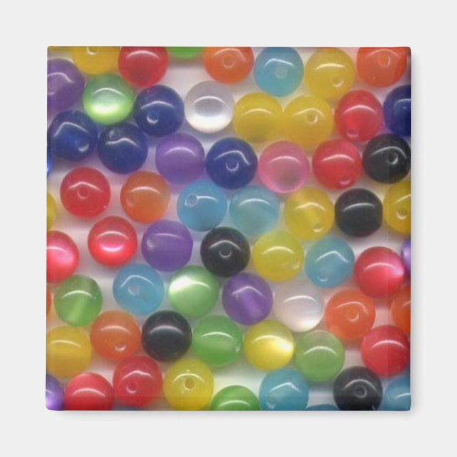 Imã Miçangas de fibra óptica (Frente)